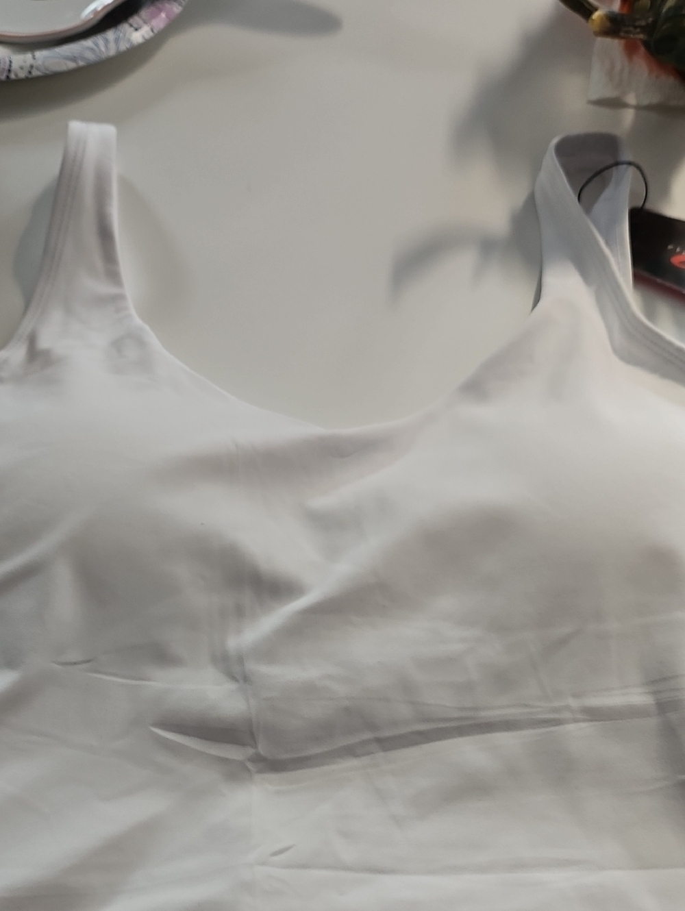Seamless White Women's Everyday Bra